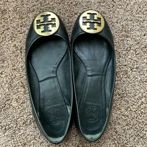 Tory Burch Size 8.5 Black Flats